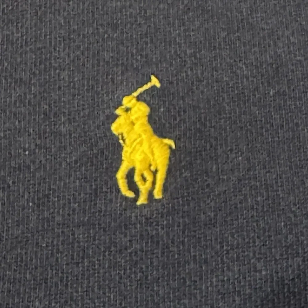 Polo Ralph Lauren Thermal Hoodie Sweatshirt Men’s Sz Large Navy Full Zip Pony